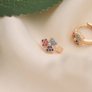 Boucles d’oreilles - Créoles Feuilles