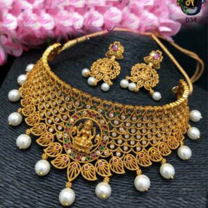 Temple Jewelerry  Lakshmi choker