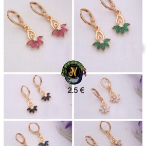 Boucle d'oreilles - Créoles - Multi Couleurs