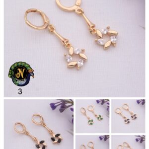 Boucles d’oreilles - Créoles O - Multi Couleurs