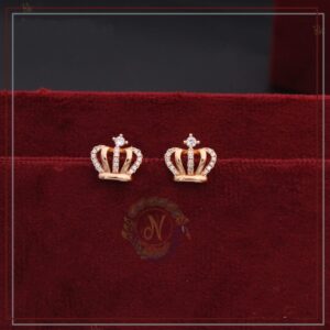Boucles d’oreille - Puces - Élégance Couronnée
