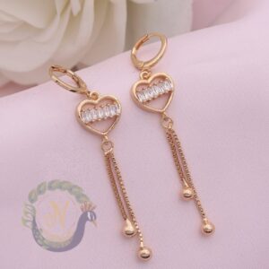Boucles d’oreilles - Créoles Coeur Pendentifs