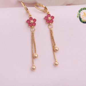 Boucles d’oreilles - Créoles Fleur R