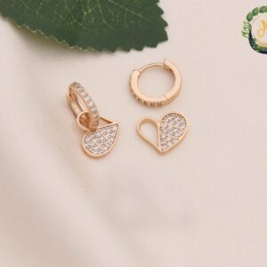 Boucles d’oreilles - Créoles - Diamants Amoureux