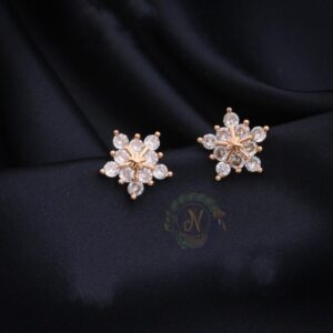 Boucles d’oreilles - Puces  Étoiles Double Doré