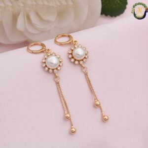 Boucles d’oreilles - Créoles Perles Élégantes